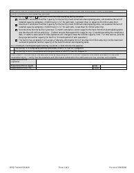 DEQ Form 100-424 Notification of Compliance Status for Chromium Electroplating and Anodizing Tanks - Oklahoma, Page 2