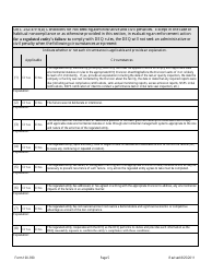 DEQ Form 100-930 Voluntary Disclosure / Self-reporting of Noncompliance - Oklahoma, Page 5