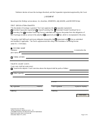 Uniform Domestic Relations Form 15 Judgment Entry of Dissolution of Marriage - Ohio, Page 3