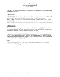 Document preview: Instructions for Form NHJB-2669-P Affidavit of Administrator - New Hampshire