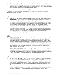 Instructions for Form NHJB-2117-P Executor&#039;s/Administrator&#039;s Accounting - New Hampshire, Page 2