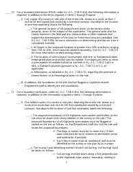 Highlands Resource Area Determination (Hrad) Application Checklist - New Jersey, Page 5