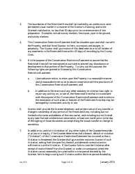 Grant of Conservation Restriction/Easement (Forest Preservation Area) - New Jersey, Page 3