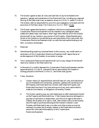 Grant of Conservation Restriction/Easement (Forest Preservation Area) - New Jersey, Page 6