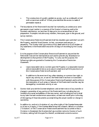 Grant of Conservation Restriction/Easement (Stormwater Management Strategies Protection Area) - New Jersey, Page 4
