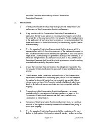Grant of Conservation Restriction/Easement (Stormwater Management Strategies Protection Area) - New Jersey, Page 8