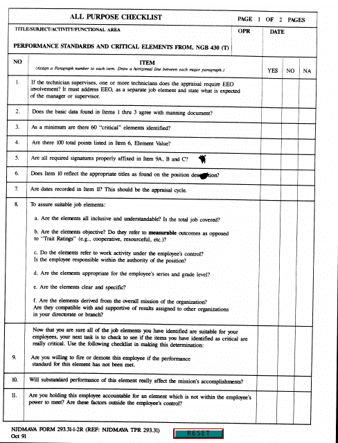 NJDMAVA Form 293.31-1-2R  Printable Pdf