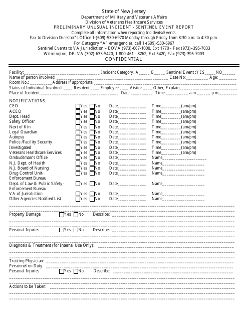 NJDMAVA Form 6  Printable Pdf