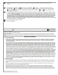 Form AOC-CV-304 Ex Parte Domestic Violence Order of Protection - North Carolina, Page 4