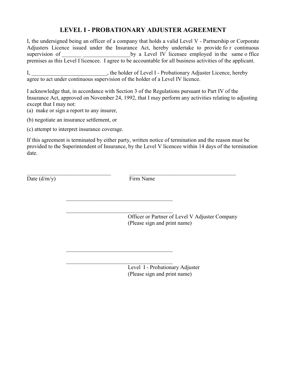 Individual Insurance Licence Application - Nova Scotia, Canada, Page 6