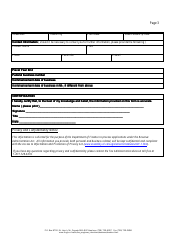 Registration Information for Applicants of the Parimutuel Tax (Pursuant to the Revenue Administration Act) - Newfoundland and Labrador, Canada, Page 3