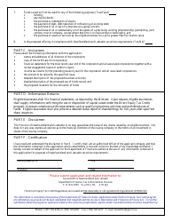 Direct Equity Tax Credit Program Application Form - Newfoundland and Labrador, Canada, Page 2
