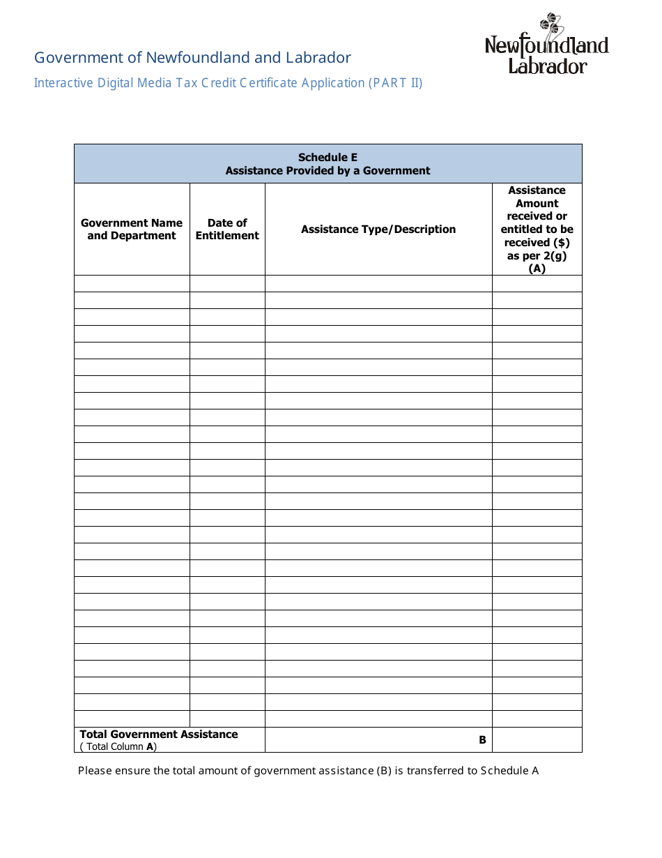 Interactive Digital Media Tax Credit Certification Application (Part II) - Newfoundland and Labrador, Canada, Page 9