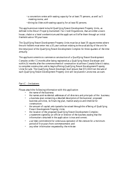 Resort Property Investment Tax Credit Application Form - Newfoundland and Labrador, Canada, Page 2