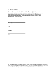 Resort Property Investment Tax Credit Application Form - Newfoundland and Labrador, Canada, Page 4