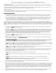 Form UCC3 Ucc Financing Statement Amendment - Oregon, Page 2
