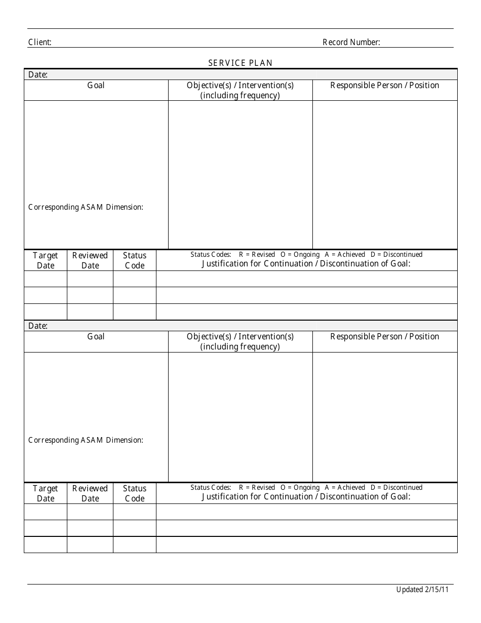 Sample Treatment Plan - North Carolina, Page 2