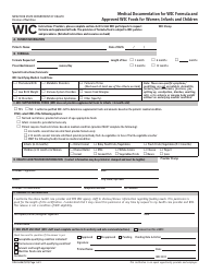 Form DOH-4456 Medical Documentation for Wic Formula and Approved Wic Foods for Women, Infants and Children - New York