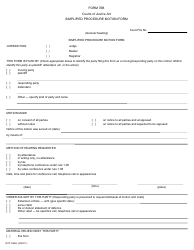 Form 76B Simplified Procedure Motion Form - Ontario, Canada