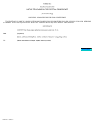 Document preview: Form 76C Notice of Readiness for Pre-trial Conference - Ontario, Canada