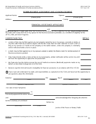 DFA Form 770 &quot;Reimbursement Agreement and Acknowledgment&quot; - New Hampshire