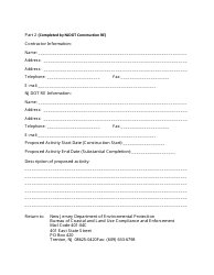 Form DC-100 Permit-By-Rule Notification - New Jersey, Page 2