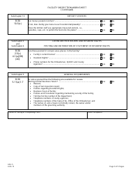 Form AAS-5 Facility Inspection Worksheet (Resident Rights, Physical Plant and Environment, Safety, Dietary Services) - New Jersey, Page 5
