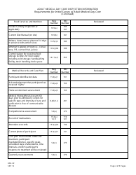 Form AAS-22 Adult Medical Day Care Inspection Information - New Jersey, Page 4