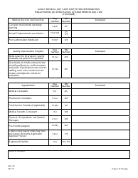 Form AAS-22 Adult Medical Day Care Inspection Information - New Jersey, Page 5