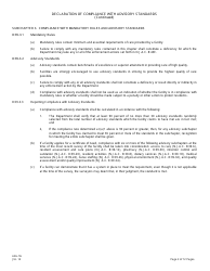 Form AAS-55 Declaration of Compliance With Advisory Standards - New Jersey, Page 2