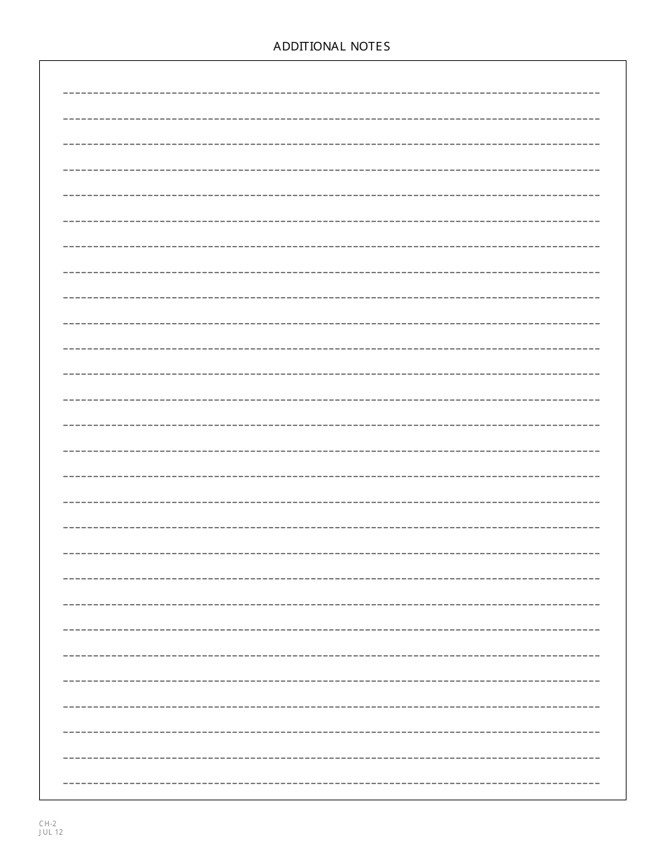 Form CH-2 Child Health Record - New Jersey, Page 3