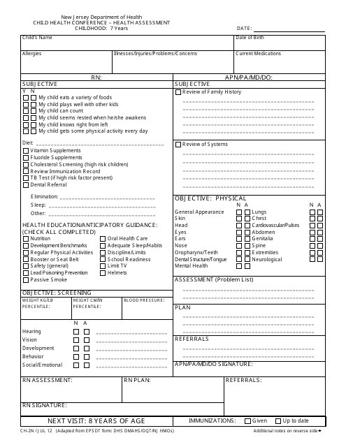 Form CH-2N  Printable Pdf