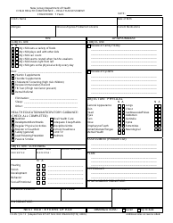 Form CH-2N Child Health Conference - Health Assessment (Childhood: 7 Years) - New Jersey