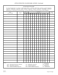 Form CL-16 Application for a Blood Bank License - New Jersey, Page 5