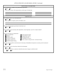 Form CL-16 Application for a Blood Bank License - New Jersey, Page 6