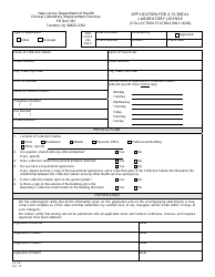 Form CL-18 Download Printable PDF or Fill Online Application for a ...