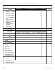 Form CL-51 Blood Centers - Annual Statistical Data - New Jersey, Page 2