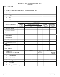 Form CL-51 Blood Centers - Annual Statistical Data - New Jersey, Page 3