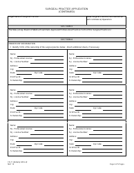 Form CN-11 Surgical Practice Application for Registration, Renewal, Relocation, Transfer of Ownership - New Jersey, Page 2