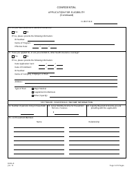 Form DHAS-8 Application for Eligibility for the HIV Home Care Program - New Jersey, Page 3