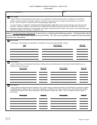 Form EHS-38 Lead Training Course Proposal Checklist - New Jersey, Page 2