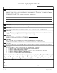 Form EHS-38 Lead Training Course Proposal Checklist - New Jersey, Page 3