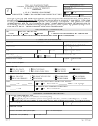 Form EHS-27 Application for Lead Permit Supervisor, Commercial Buildings and Superstructures - New Jersey, Page 2