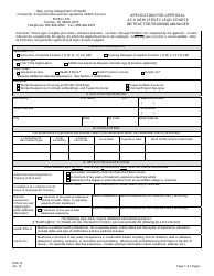 Document preview: Form EHS-16 Application for Approval as a New Jersey Lead Course Instructor/Training Manager - New Jersey