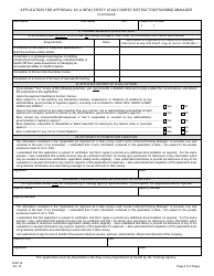 Form EHS-16 Application for Approval as a New Jersey Lead Course Instructor/Training Manager - New Jersey, Page 2