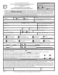 Form EHS-22 Application for Lead Permit Worker-Housing and Public Buildings - New Jersey, Page 2