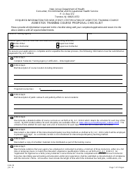 Document preview: Form EHS-39 Asbestos Training Course Proposal Checklist - New Jersey