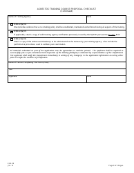 Form EHS-39 Asbestos Training Course Proposal Checklist - New Jersey, Page 3