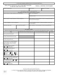 Form A (EMS-63) EMS First Responder Nj Protocol for Scene Investigations of Infant and Child Deaths - New Jersey