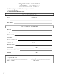 Document preview: Form EP-5 New Jersey Medical Reserve Corps User Enrollment Request - New Jersey